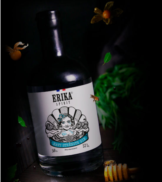 Navy Strength Gin 50cl Erika Spirit