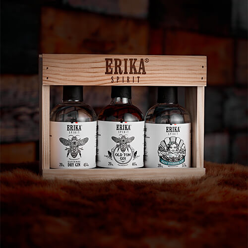 Coffret Gin français Erika Spirit